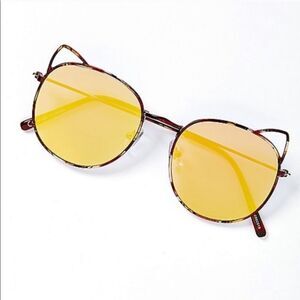 Mirrors cat eye sunglasses